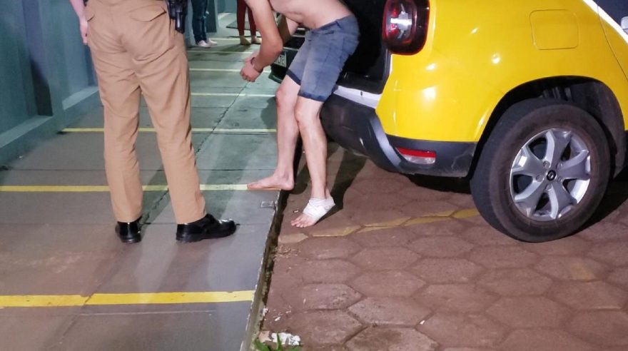Homem é detido pela Polícia Militar por violência doméstica