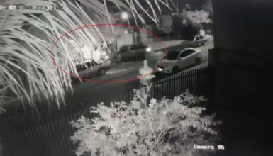 Imagem referente a Câmera registra acidente que vitimou Silvana da Silva Hoffman