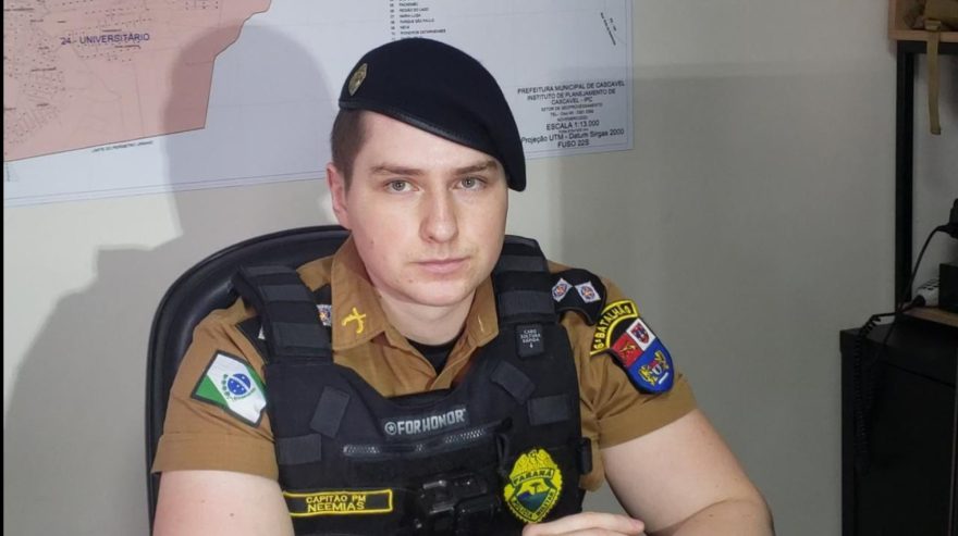 Comandante da 1ª Cia da PM dá detalhes de assalto que terminou em confronto na madrugada