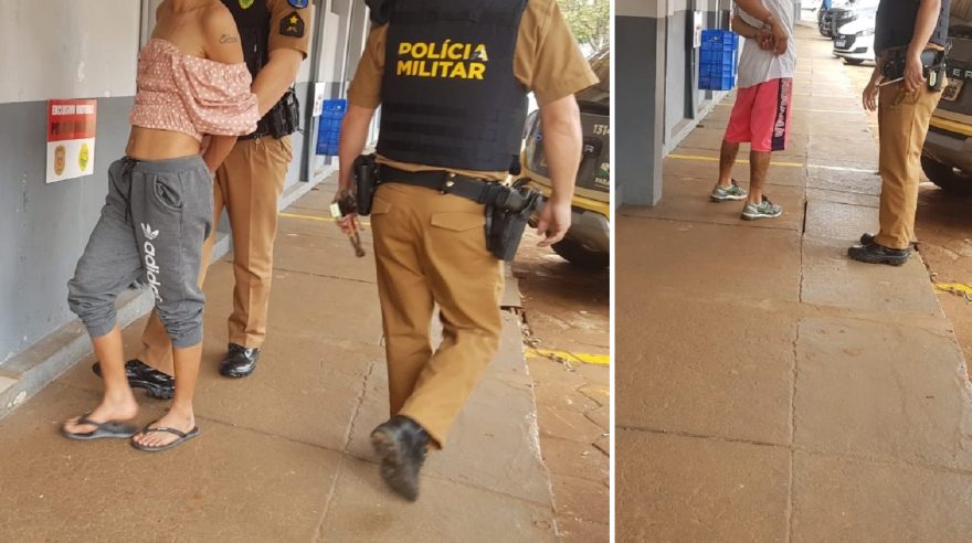 Homem que teve veículo furtado identifica suspeitos e casal é preso pela PM
