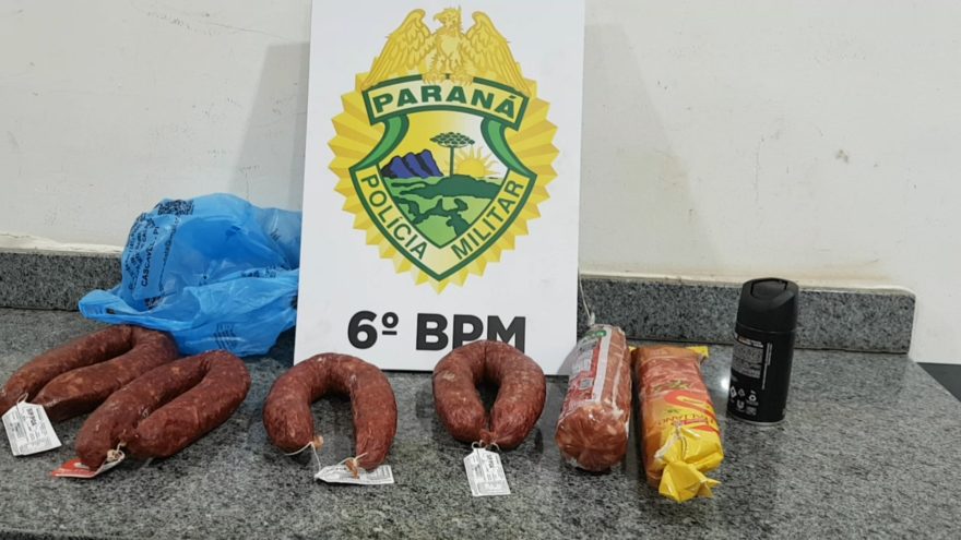 Apaixonado por salame é detido pela PM após furtar várias pernas em supermercado