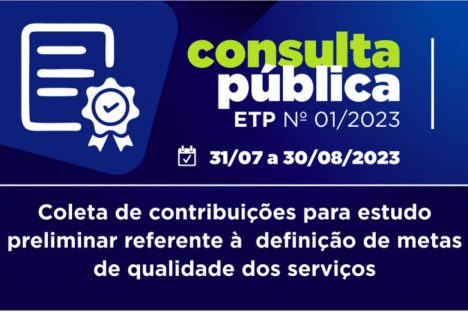 Agepar abre consulta pública para sugestões na elaboração de metas de qualidade