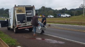 Homem que morreu atropelado na BR-277 é identificado como Dalmir Nunes