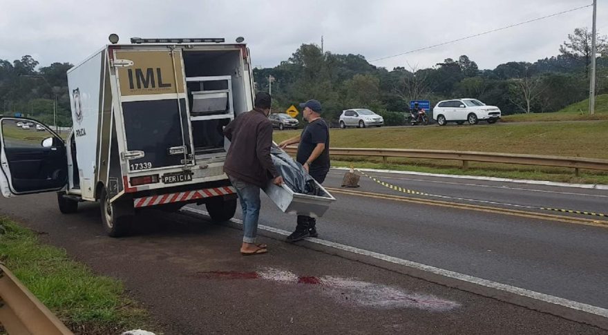 Homem que morreu atropelado na BR-277 é identificado como Dalmir Nunes