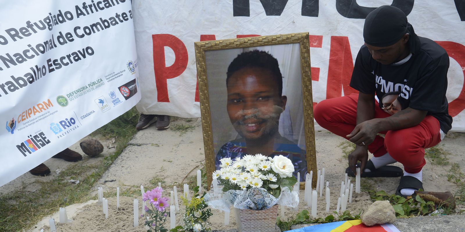 Justiça ouve mais 3 testemunhas sobre morte do congolês Moïse Imagem referente a Justiça ouve mais 3 testemunhas sobre morte do congolês Moïse
