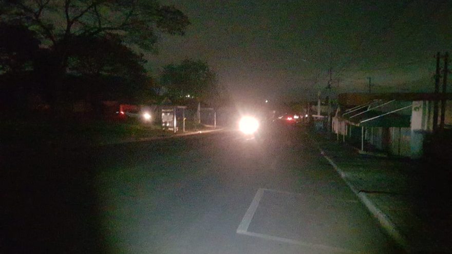 Moradores da região norte estão sem energia elétrica