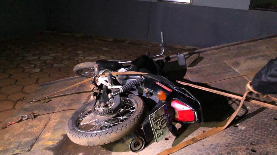 Motocicleta com alerta de furto é recuperada pela PM no Contorno Oeste