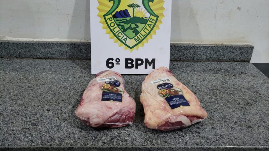 Churrasco cancelado! Homem é detido com duas peças de maminha dentro da calça