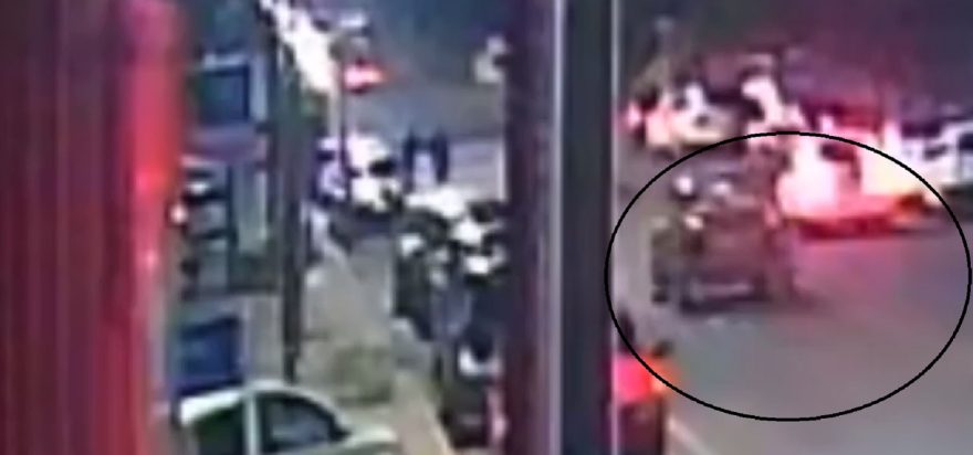 Câmera registra Fusca fugindo após atropelar catador no Santa Cruz