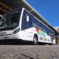 Imagem referente a Ponta Grossa inicia teste com ônibus movido a GNV em projeto da Compagas e Scania