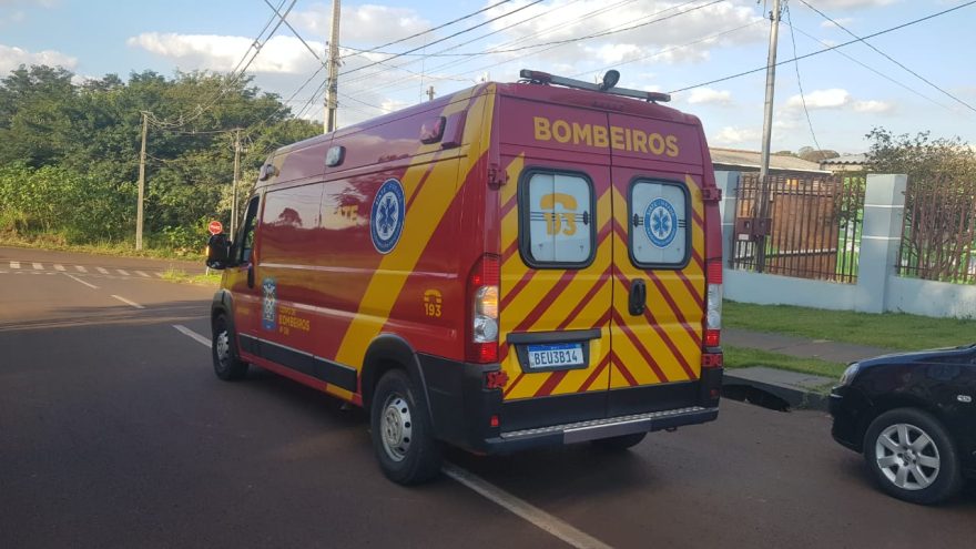Motociclista sofre fratura na clavícula em acidente no Brasmadeira