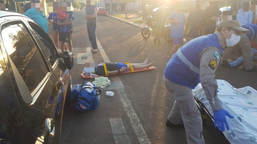 Adolescentes ficam feridos em acidente no Interlagos