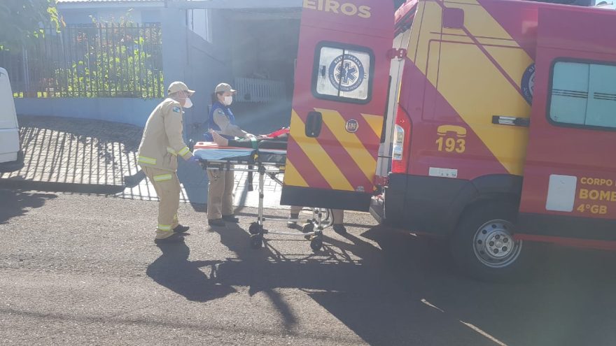 Siate é mobilizado para atender pessoa ferida no Jardim Bela Vista
