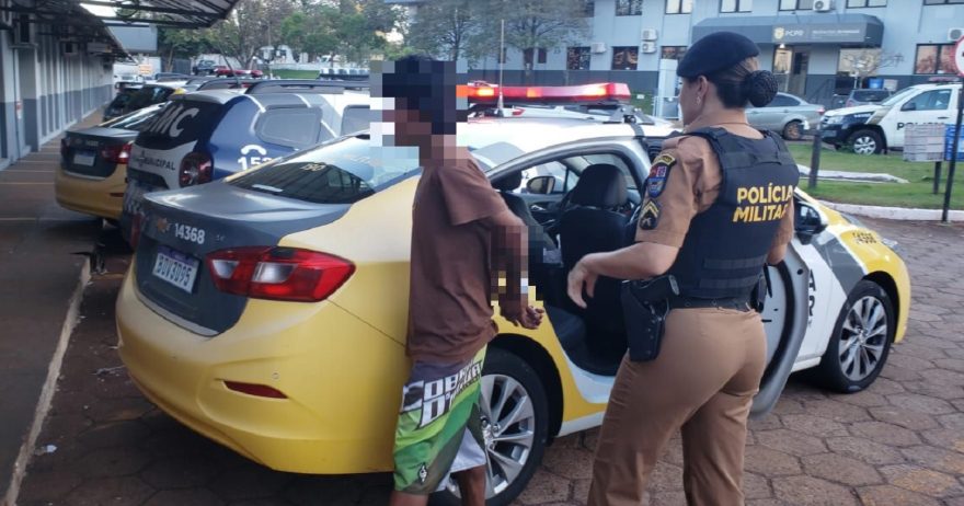 Ladrão é reconhecido por estagiário da PM e acaba detido