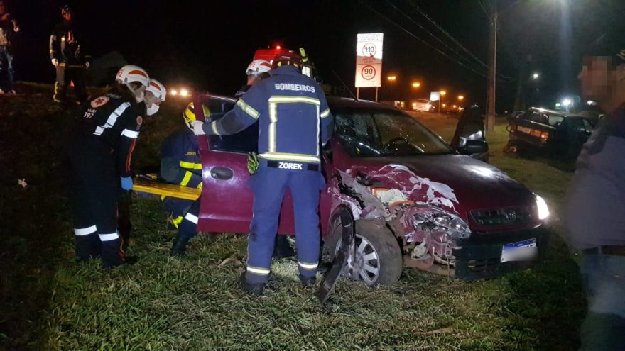 Siate atende grave acidente de trânsito na BR-277