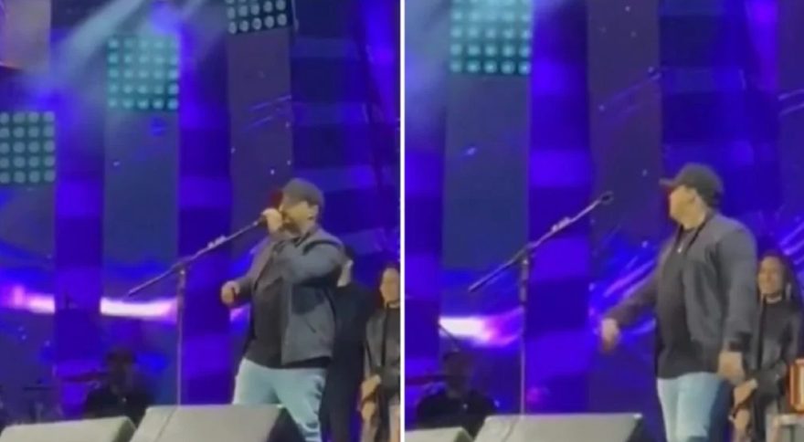 ‘Estava cansado’, diz sertanejo Kauan sobre vídeo em que joga microfone no palco