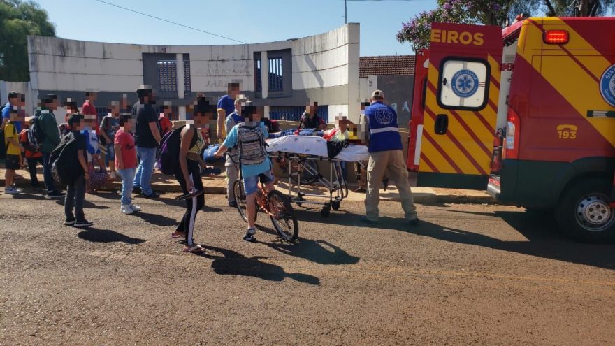 Siate é acionado para socorrer adolescente ferida no Colégio do Interlagos