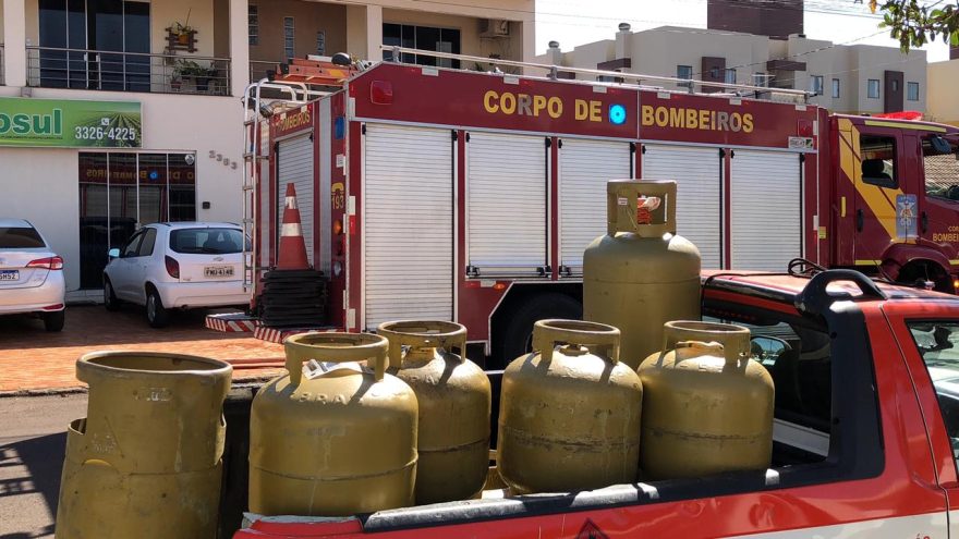 Corpo de Bombeiros é mobilizado para conter vazamento de gás no bairro Coqueiral