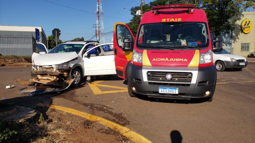 Homem fica ferido em acidente no no Maria Luiza