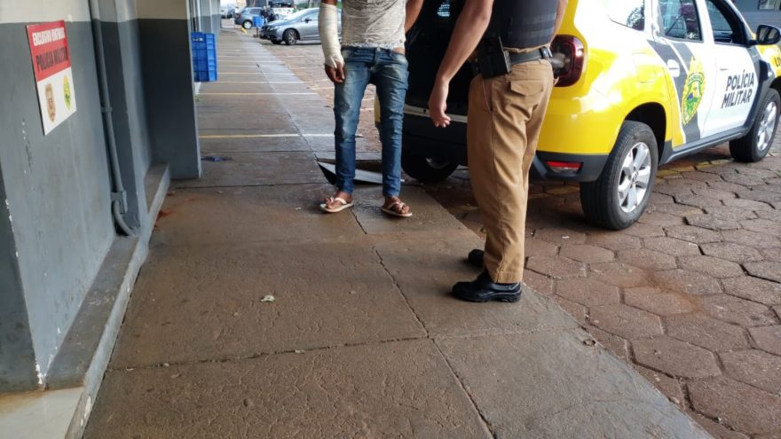 Com medo de apanhar do filho, idoso pede socorro à Polícia Militar
