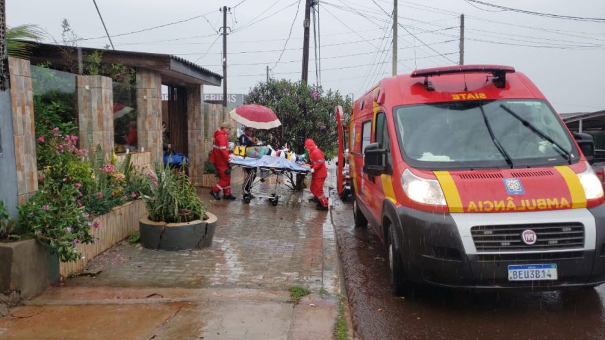 Siate é mobilizado para atender idosa de 89 anos ferida no Jardim Melissa