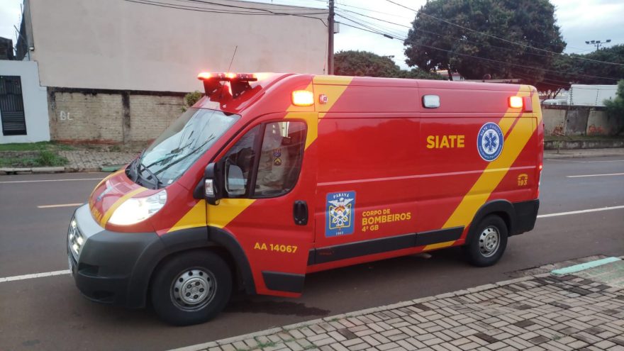 Acidente entre moto e carro é registrado no Bairro São Cristóvão