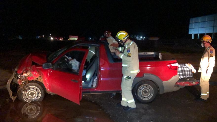 Casal de idosos fica ferido em acidente de trânsito na BR-369