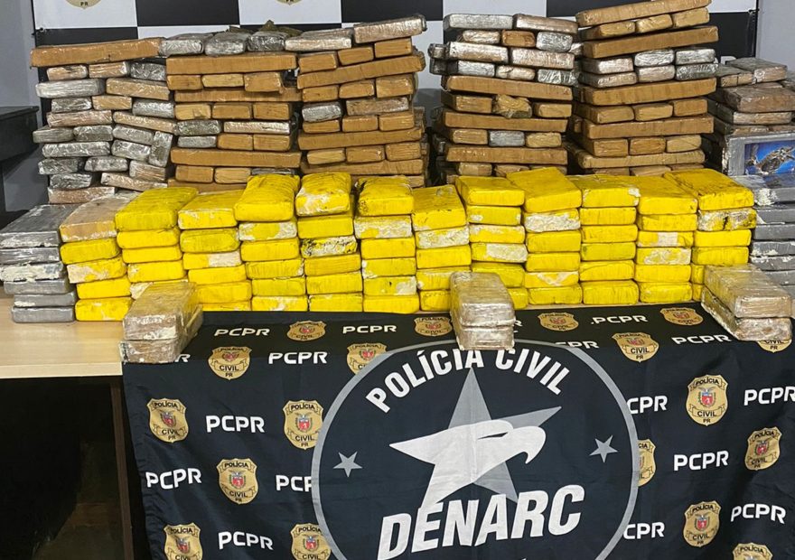 Denarc intercepta grande carga de maconha, cocaína e crack na BR-277