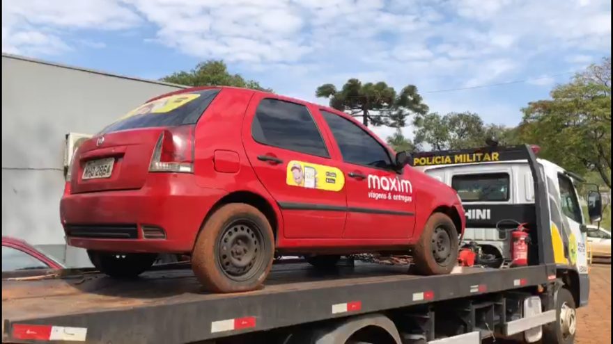 Carro de motorista de aplicativo que foi tomado em assalto é recuperado pela Polícia Militar