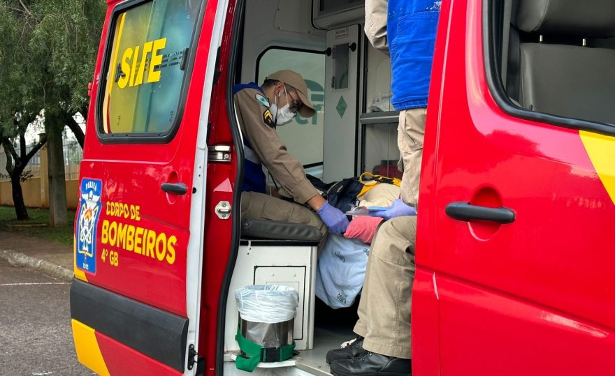 Siate é mobilizado para atender pessoa ferida no bairro Coqueiral
