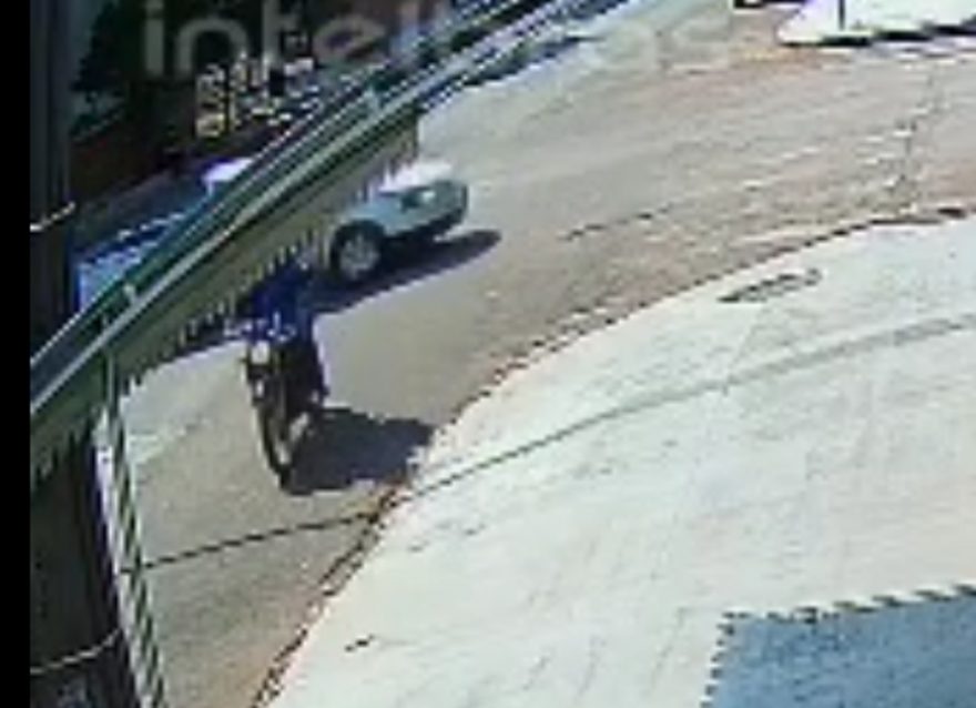 Vídeo mostra carro fechando motociclista em acidente na Rua Pio XII