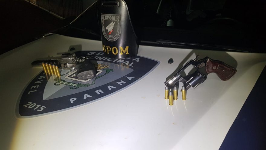 Três homens são detidos com armas de fogo no Alto Alegre