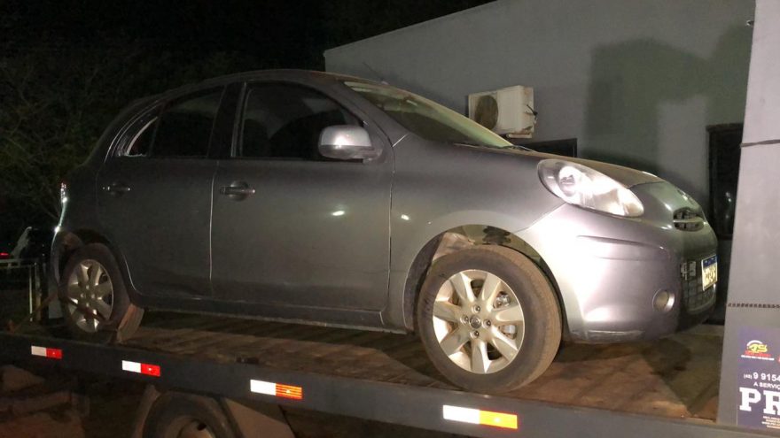 Veículo furtado em Foz do Iguaçu é recuperado pela PRF no Trevo Cataratas