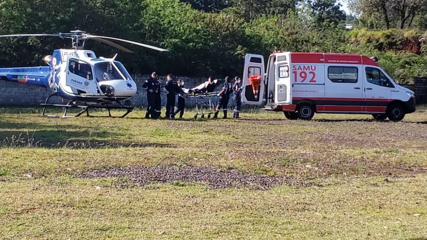 Idoso com taquicardia é socorrido pelo Aeromédico