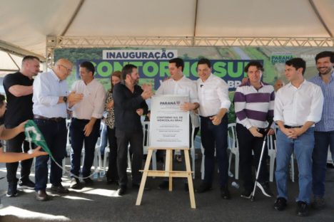 Governador inaugura Contorno Sul de Wenceslau Braz, no Norte Pioneiro