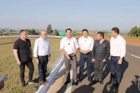 Governador inaugura o Contorno Sul de Wenceslau Braz, no Norte Pioneiro