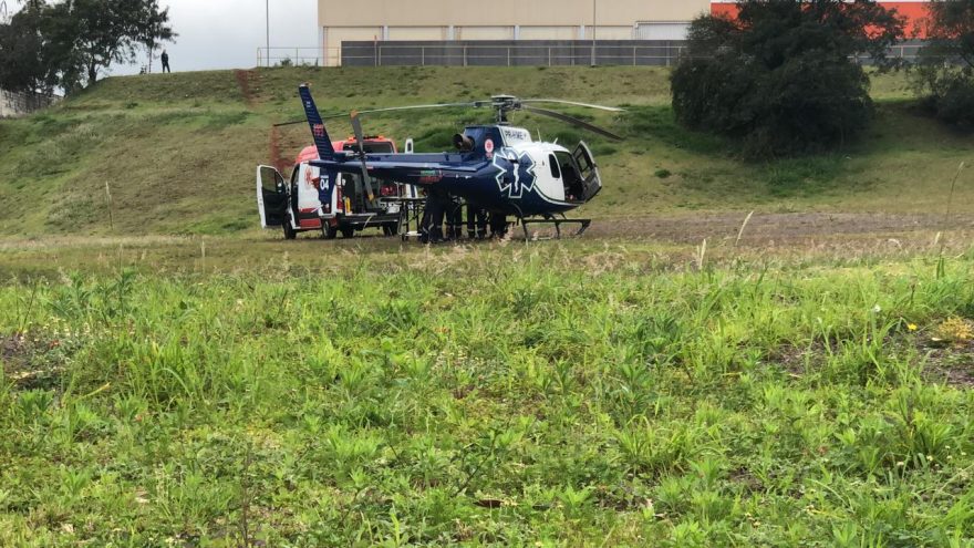 Homem sofre infarto agudo do miocárdio e é socorrido de helicóptero pelo Samu