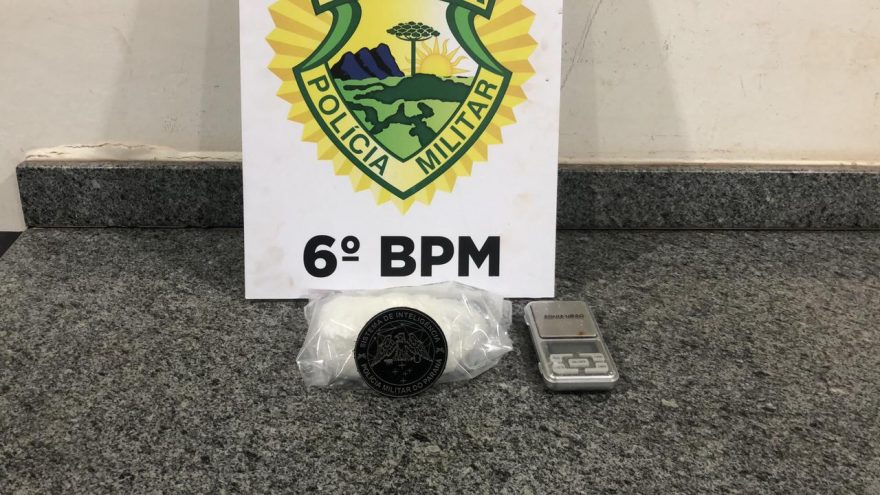 Serviço de Inteligência da PM apreende 230 gramas de cocaína
