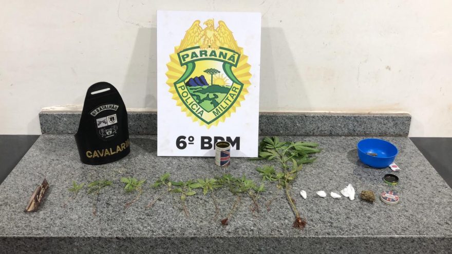 Homem é preso com drogas no Bairro Santa Cruz