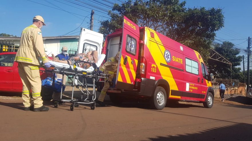 Idosa de 73 anos é socorrida pelo Siate no Bairro São Cristóvão