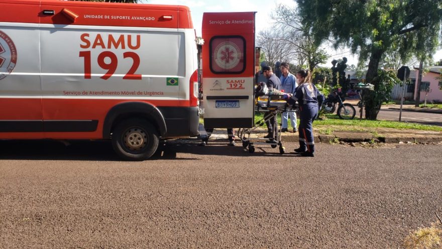 Vítima sofre convulsão e é socorrida pelo Samu no Pioneiros Catarinenses