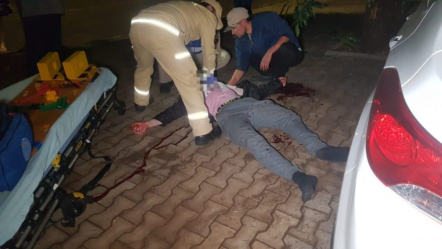 Acidente na Rua Vasco Gama no Pioneiros deixa adolescente em estado grave