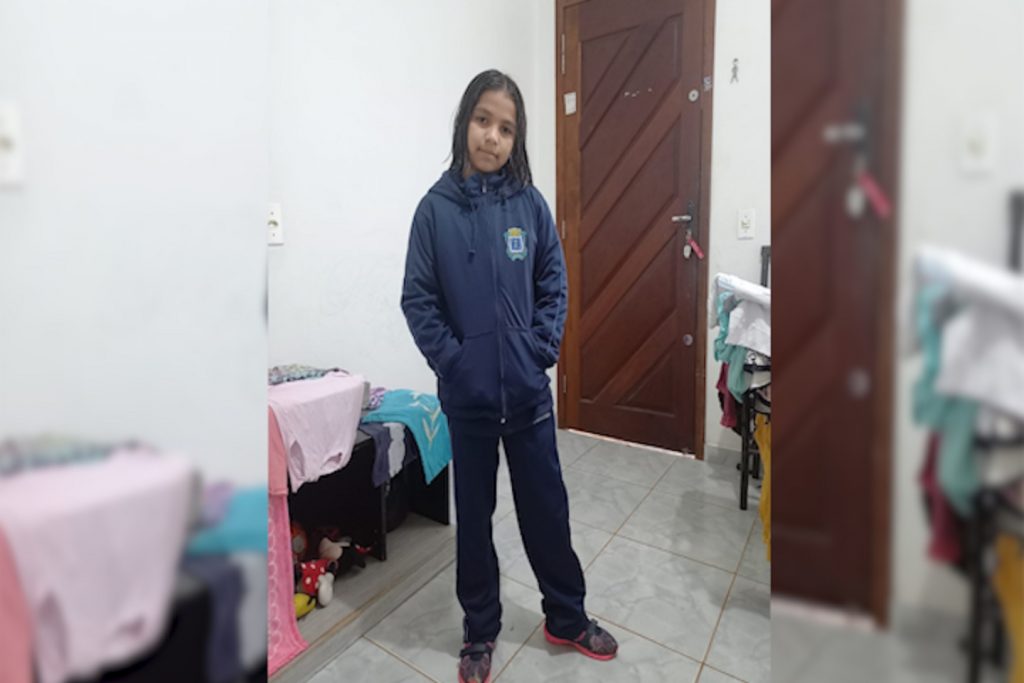 PM e familiares da criança pedem ajuda para encontrar menina desaparecida em Cascavel