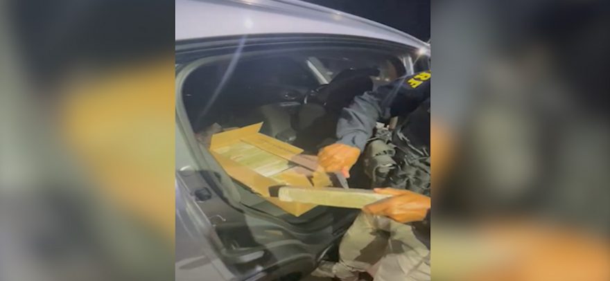 Veículo HR-V carregado com 179 kg de maconha é apreendido em São Miguel do Iguaçu