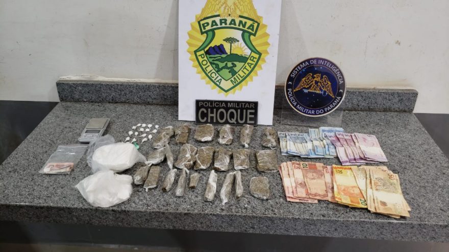 Ações do Setor de Inteligência e Pelotão de Choque prendem homens com cocaína e maconha na Região Norte