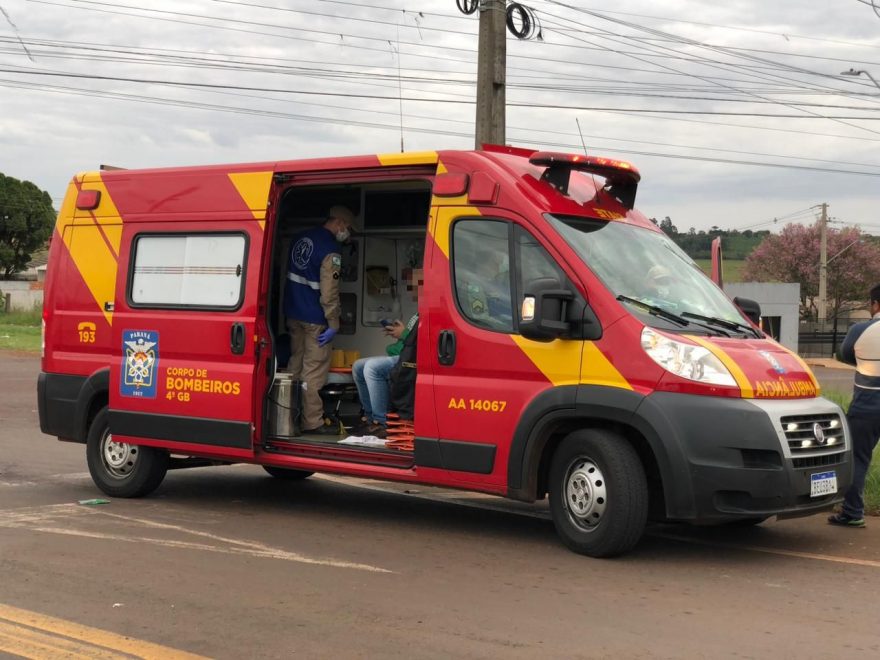 Motociclista fica ferido em acidente no Floresta