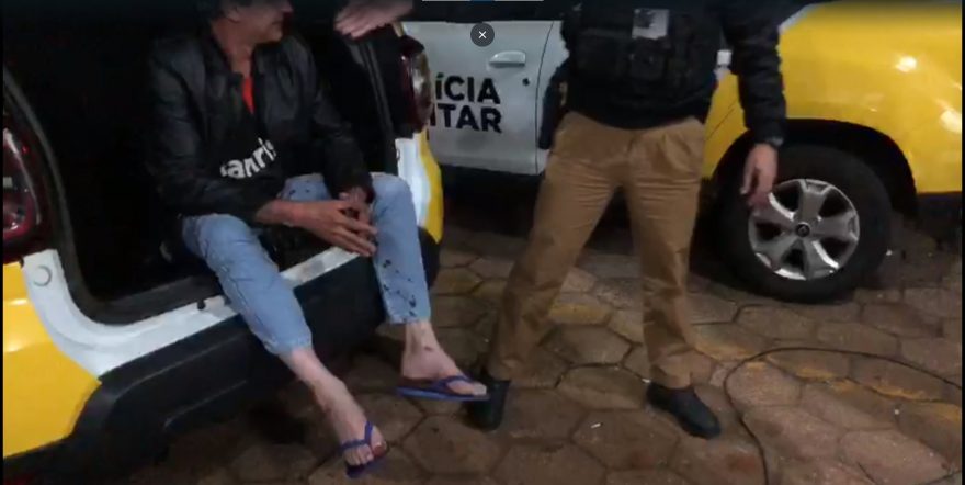 Homem detido por crime de trânsito em Matelândia é socorrido pelo Samu na 15ª SDP