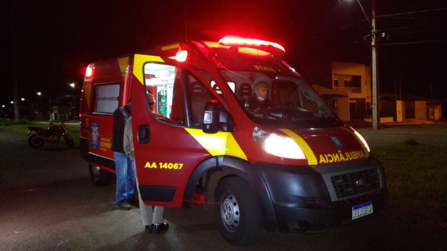 Motociclista fica ferido após colisão com carro no Bairro Brasmadeira