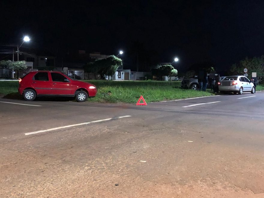 Palio e Fiesta se envolvem em acidente no Parque Verde
