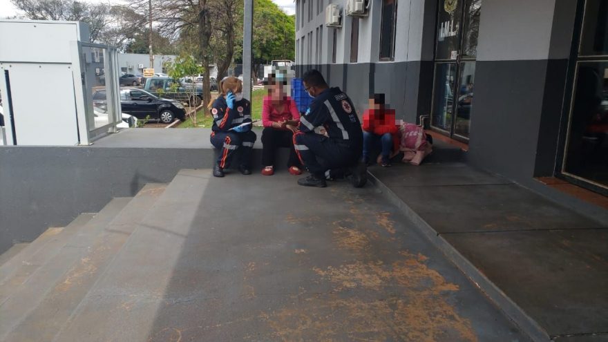 Samu atende mulher em crise nervosa no IML de Cascavel